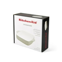 KitchenAid 2-Quart Budrifified Stone Raver Square Baker pisztácia zöld színben