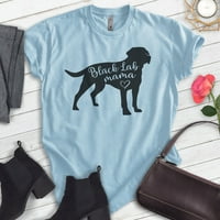 Fekete Lab Mama póló, Unise Női Ing, Labrador Retriever, fekete labor tulajdonos, legjobb kutya Mama ajándék, Heather