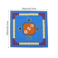 Mahjong terítő négyzet alakú Mahjong Mat tábla szoba Mahjong Pad csúszásgátló asztali párna játékokhoz Társasjátékok