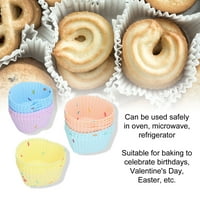 Bigking Szilikon Cupcake Bélések Újrafelhasználható Sütés Csésze Muffin Penész, Válogatott Szín & Forma