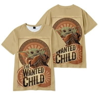 Yoda Mandalorian póló fiúknak kisfiú ruhák rövid ujjú póló gyermek felső póló nyári gyermek gyerek ruhák
