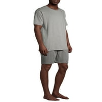Hanes férfi puha modális pizsama rövid ujjú felső és rövid szett