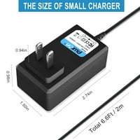 PwrON kompatibilis AC DC Adapter Replacemnet Cobra MicroTalk PR 4100W PR 4100-2W VP 2-utas rádió teljesítmény