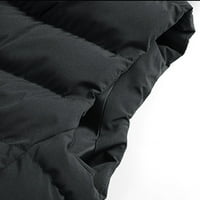 Téli kabát tárolása férfiaknak férfi őszi & téli Egyszínű Ujjatlan cipzáras kapucnis mellény Parkas
