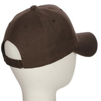 Daxton strukturált görbe Visor Bill Baseball kalap 3D tőke ábécé betűk, barna kalap fehér D betű