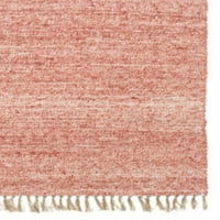 Linon Home D Enterprises Verginia Berber Area szőnyeg kollekció, vörös és természetes, 5.25' 7.5'